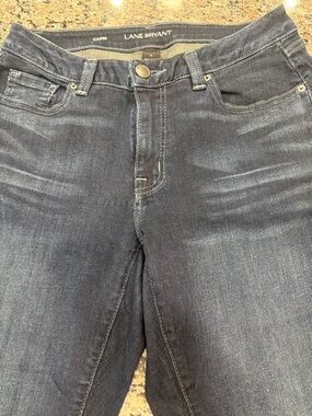 Lane Bryant Indigo Wash Capri Jeans